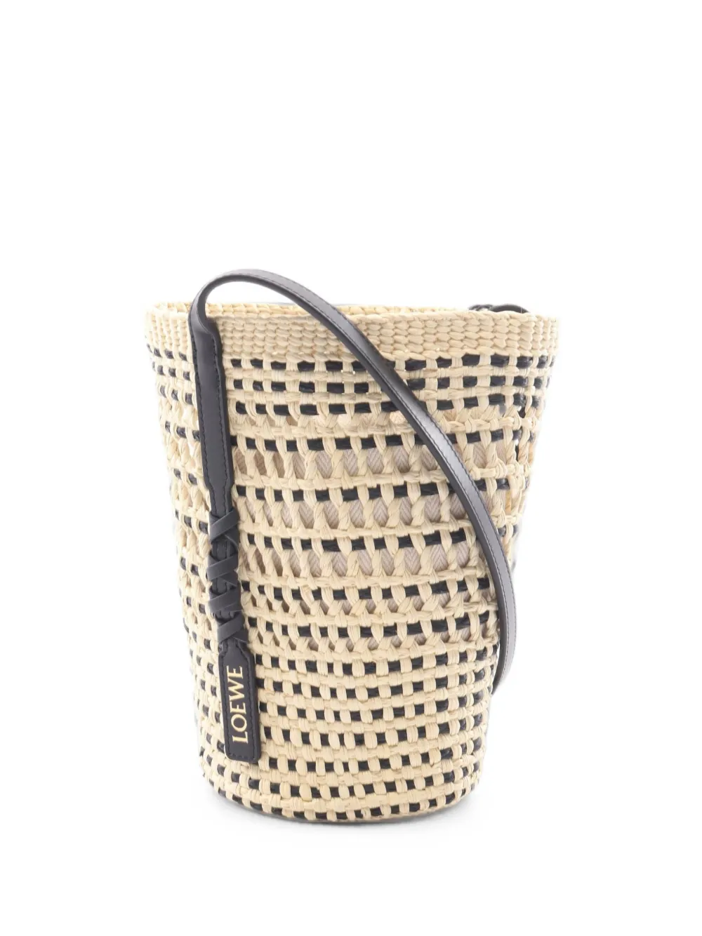 Loewe Pre-Owned 2020s braided shoulder bag - Toni neutri