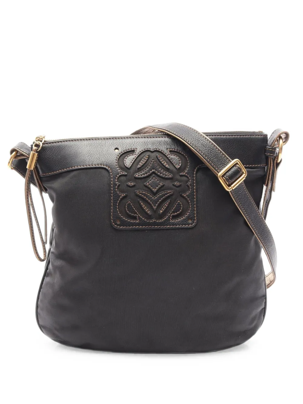 Loewe Pre-Owned 2000s Anagram shoulder bag - Nero