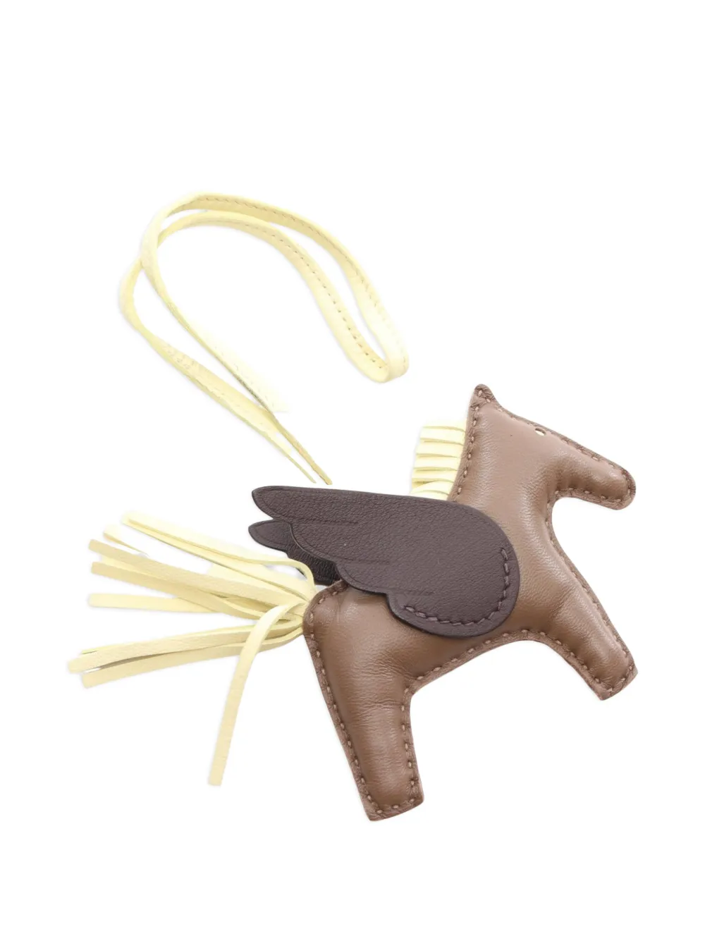 Hermès Pre-Owned 2023 PM Rodeo Pegasus bag charm - Marrone