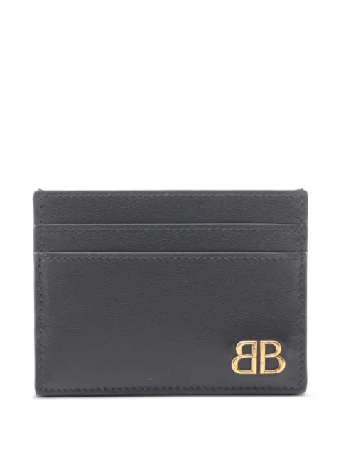Balenciaga Pre-Owned Monaco logo-plaque card case