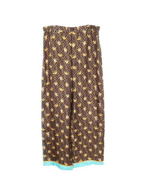 Fendi Pre-Owned x FRGMT & Pokémon Dragonite Zucca trousers