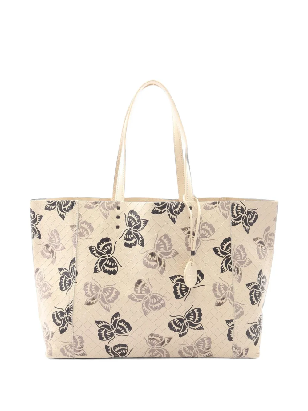Bottega Veneta Pre-Owned 2010s Intreccio Mirage Butterfly tote bag - Toni neutri