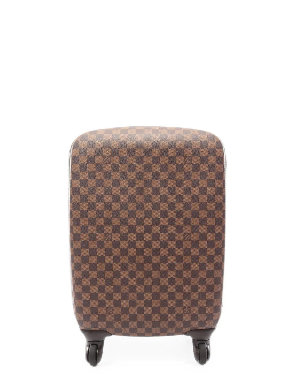 Pre-owned Louis Vuitton 2013 Damier Ebene Zephyr 55 Suitcase In Brown