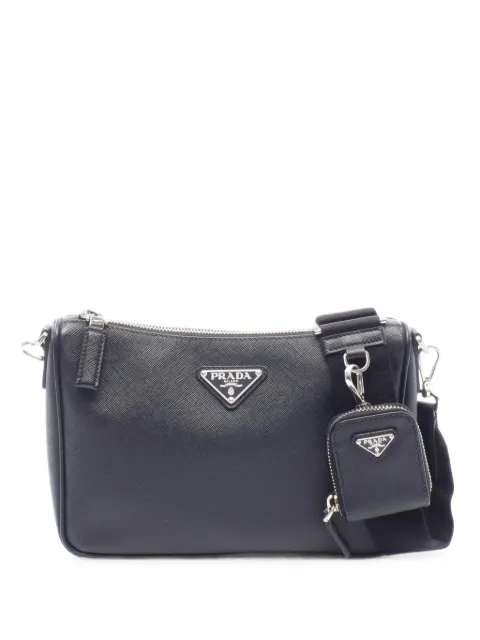 Prada Pre-Owned 2010s Travel Saffiano-leather clutch bag