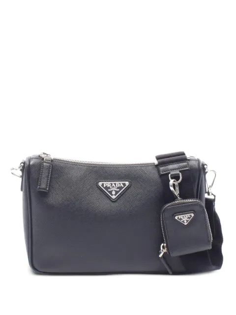 Prada Pre-Owned 2010s Travel Saffiano-leather clutch bag