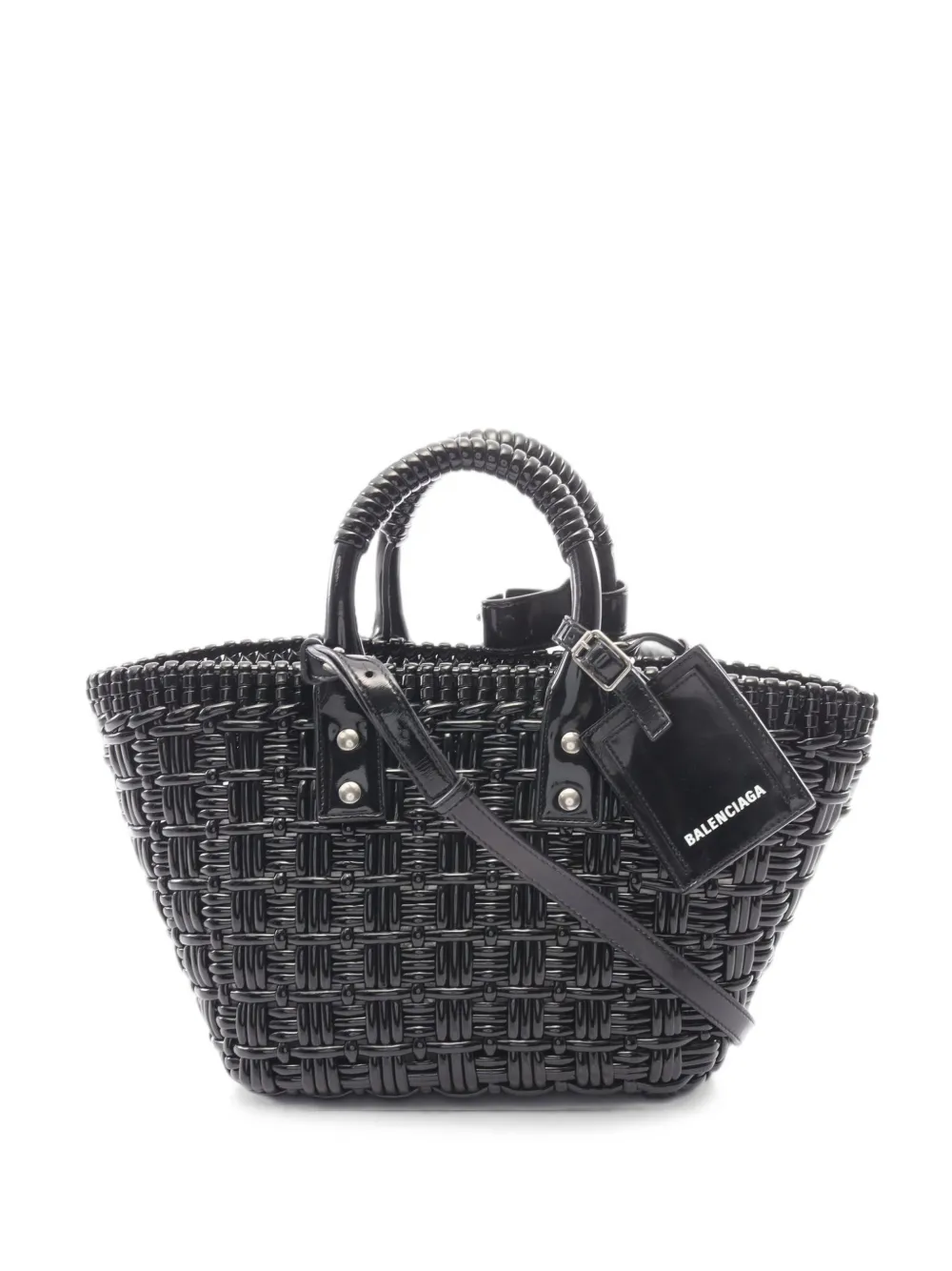 Balenciaga Pre-Owned 2010s XS Bistro basket tote bag - Nero