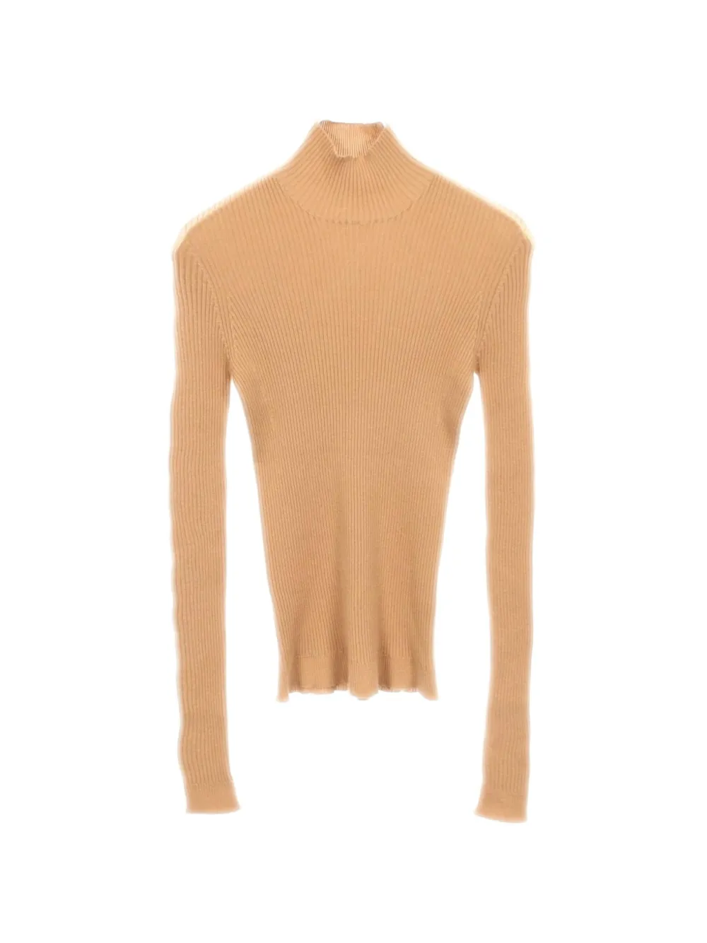 Hermès Pre-Owned 2010s ribbed turtleneck sweater - Toni neutri