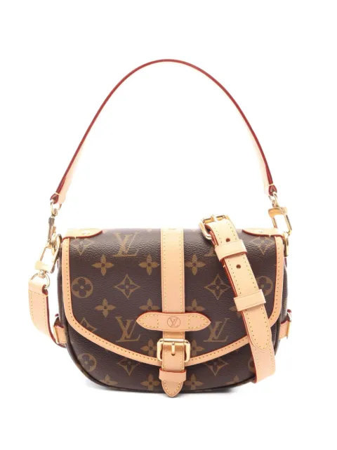 Louis Vuitton Pre-Owned 2021s BB Saumur Monogram canvas tote bag