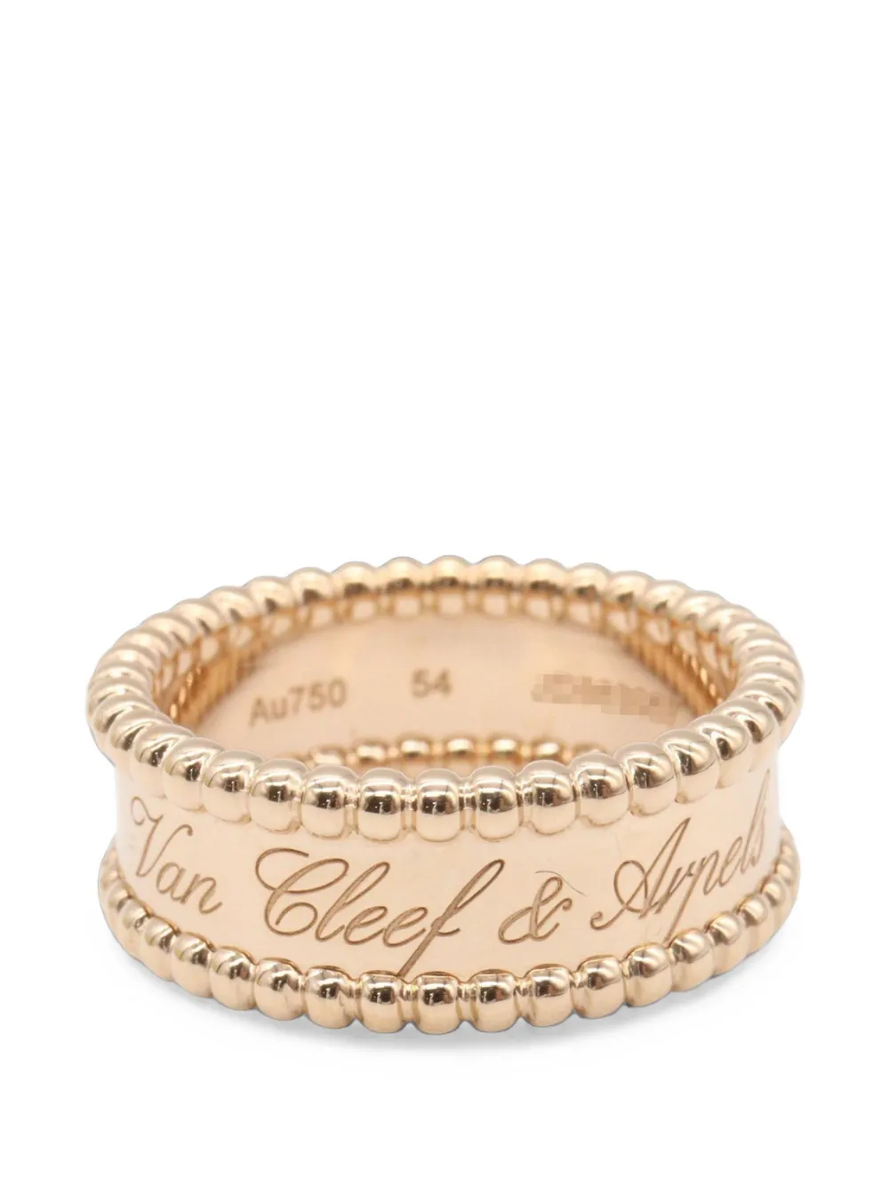 Van Cleef & Arpels Pre-Owned 2010s Perlée signature ring - Rosa