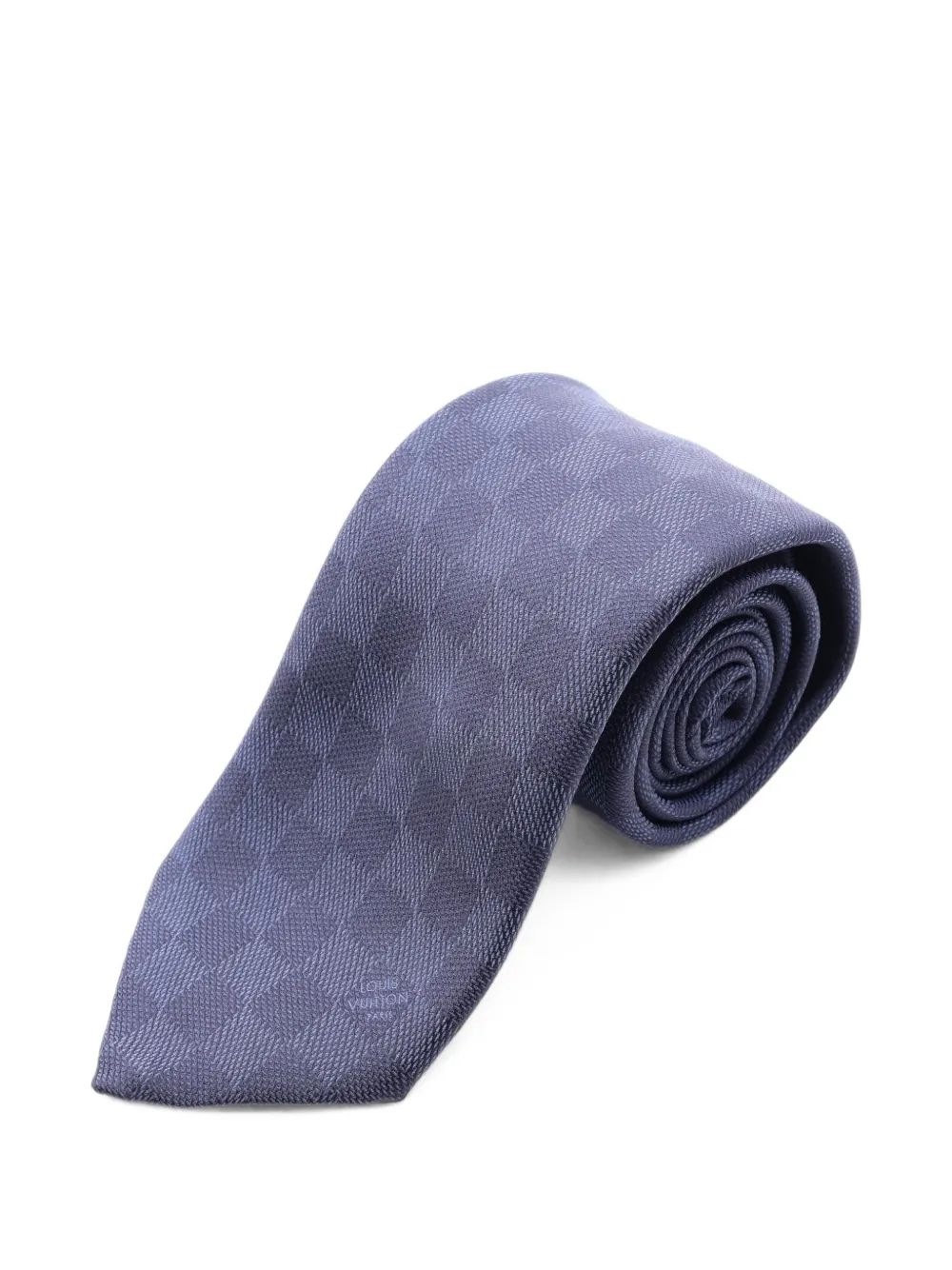 Louis Vuitton Pre-Owned 2016 Damier classic tie - Blu