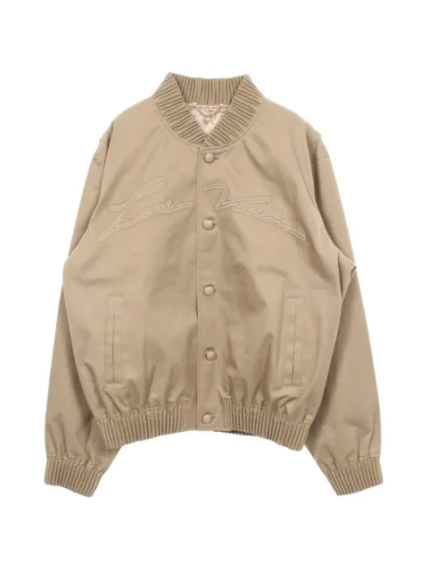 Louis Vuitton Pre-Owned 2010s embroidered bomber jacket