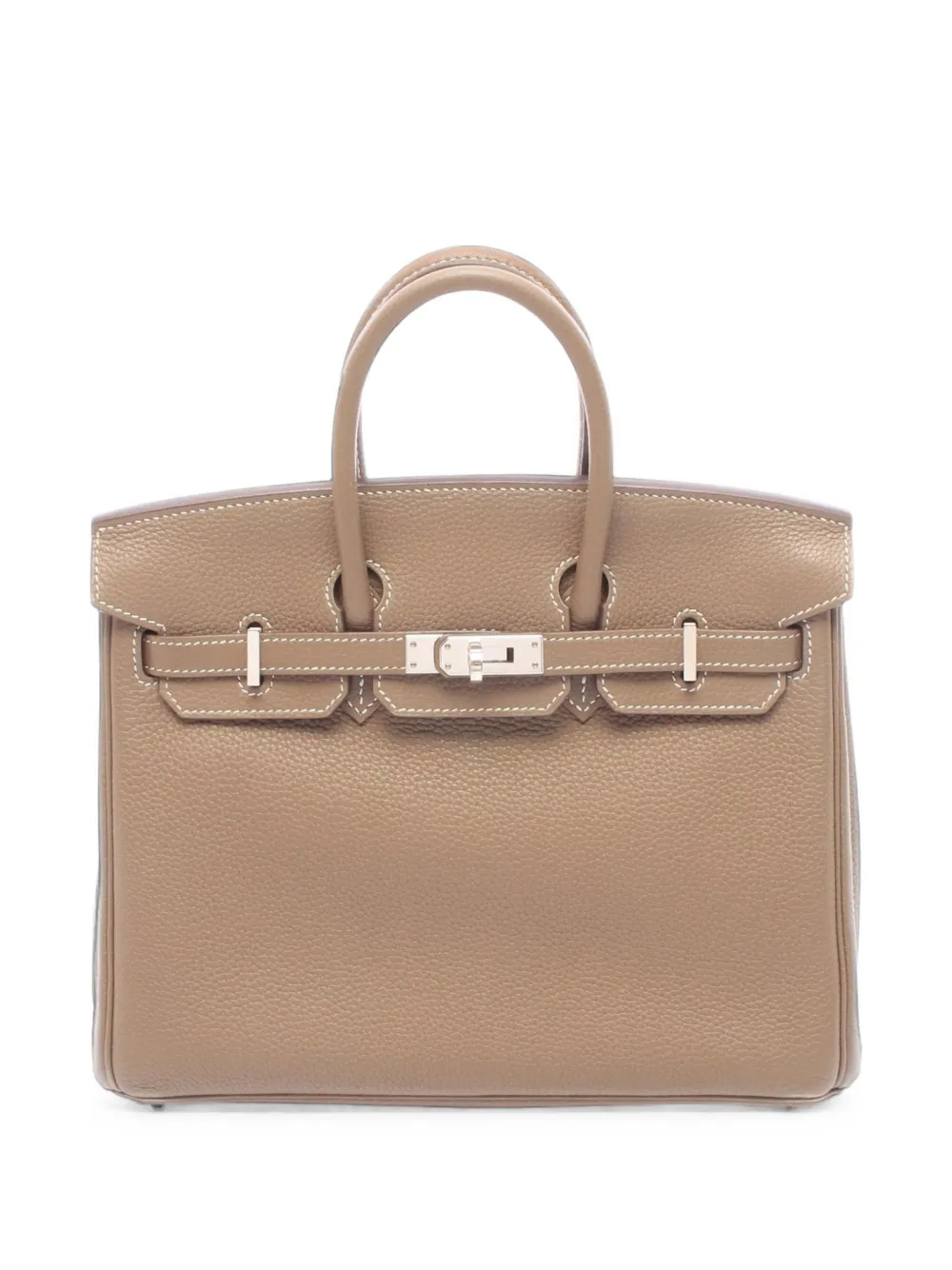 Hermès Pre-Owned 2018 Birkin 25 Togo handbag - Toni neutri