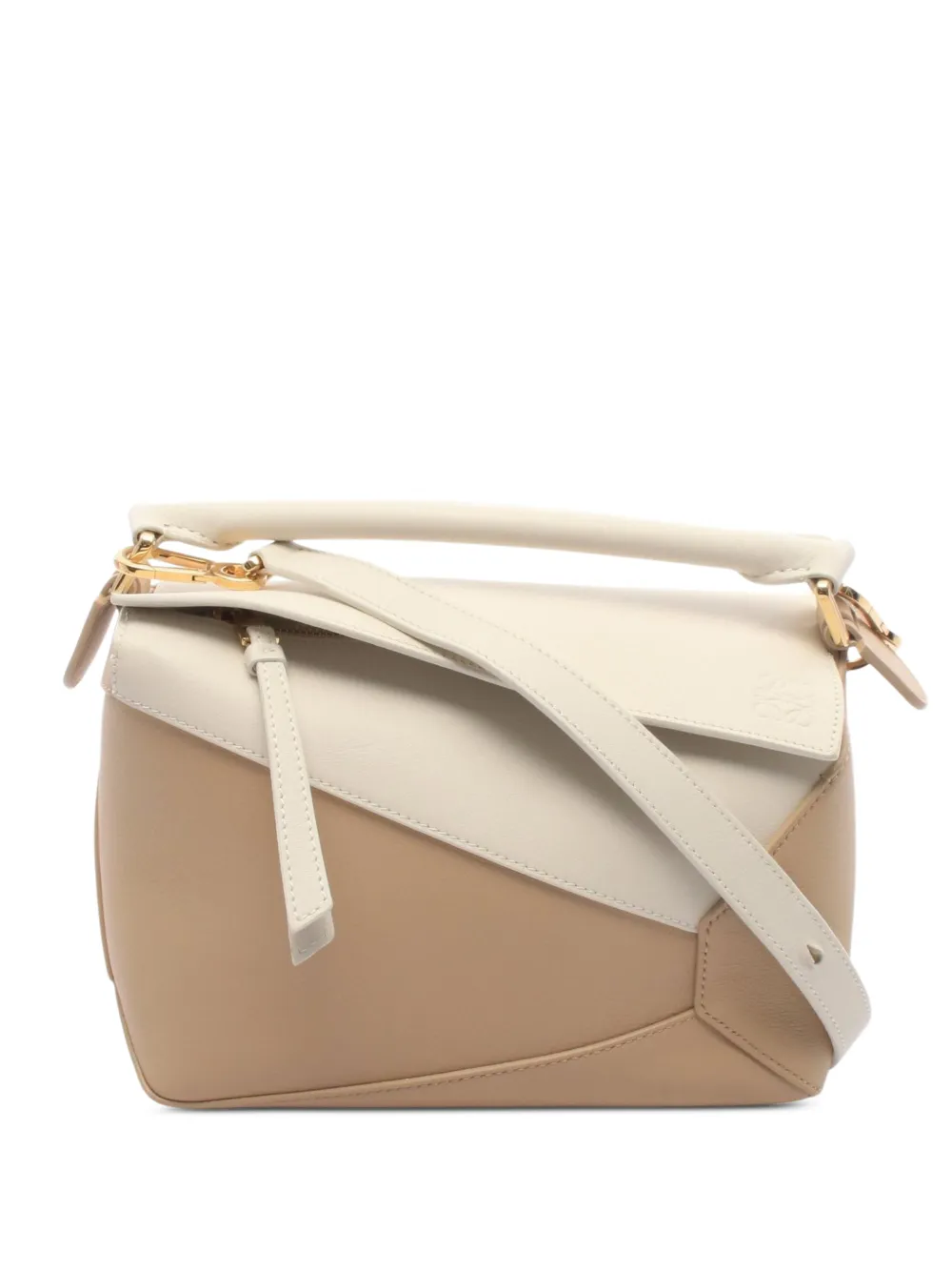 Loewe Pre-Owned 2010s small Puzzle Edge tote bag - Toni neutri