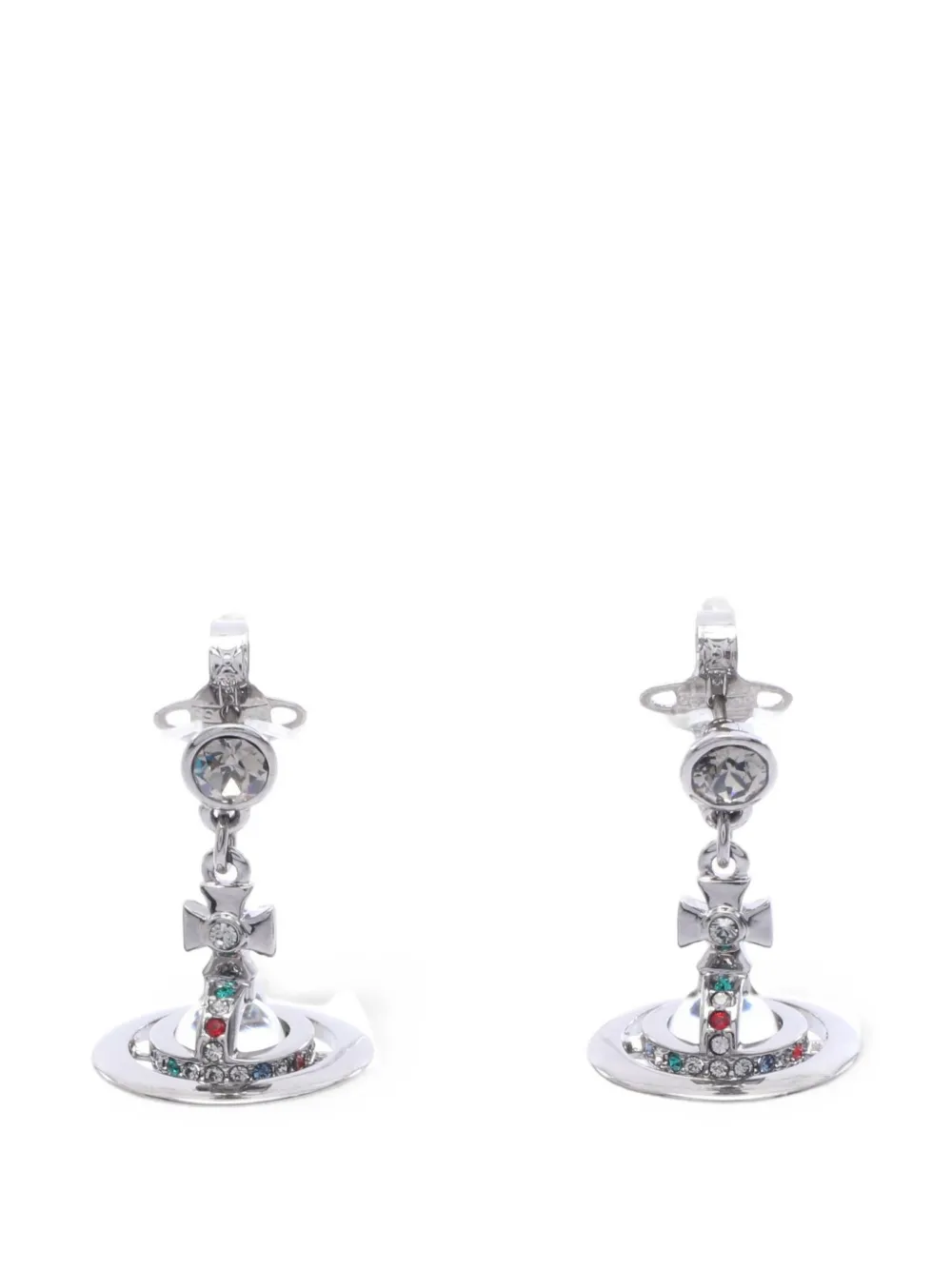 Vivienne Westwood Pre-Owned 2020s Petite Orb earrings - Argento
