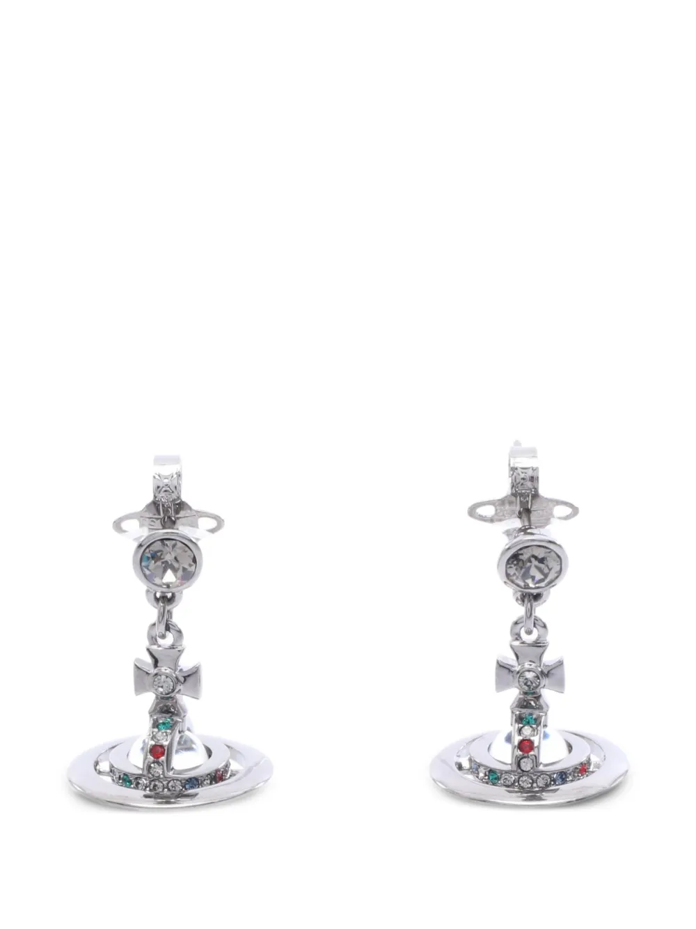 Vivienne Westwood Pre-Owned 2020s Petite Orb earrings - Argento