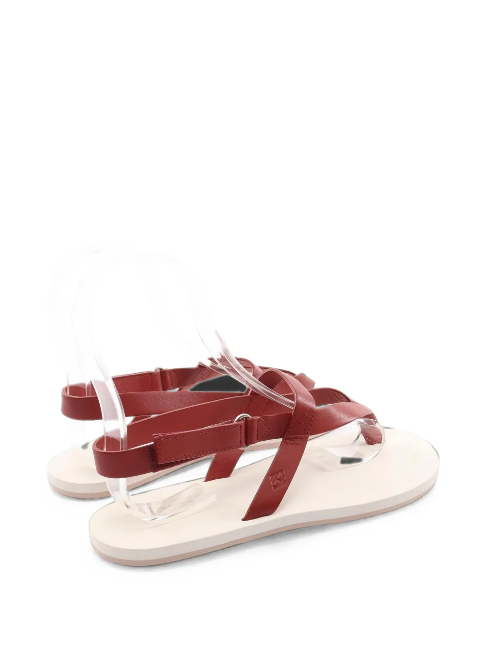 Hermès Pre-Owned 2010s Tahiti flat sandals - Rosso