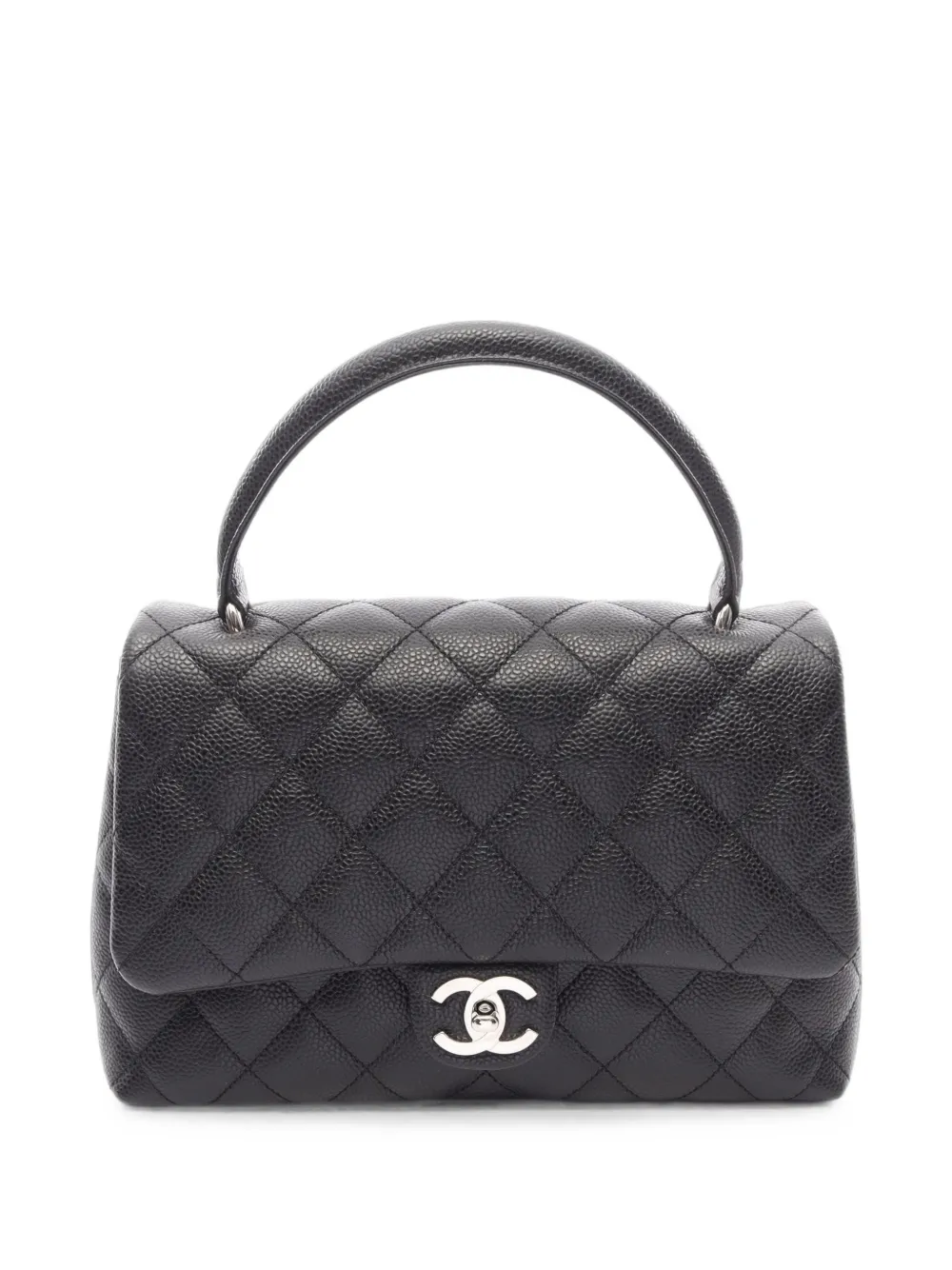 CHANEL Pre-Owned 2006-2008 Shopper mit Rautensteppung - Schwarz