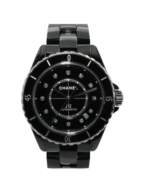 CHANEL Pre-Owned 2021s J12 diamond 38mm watch