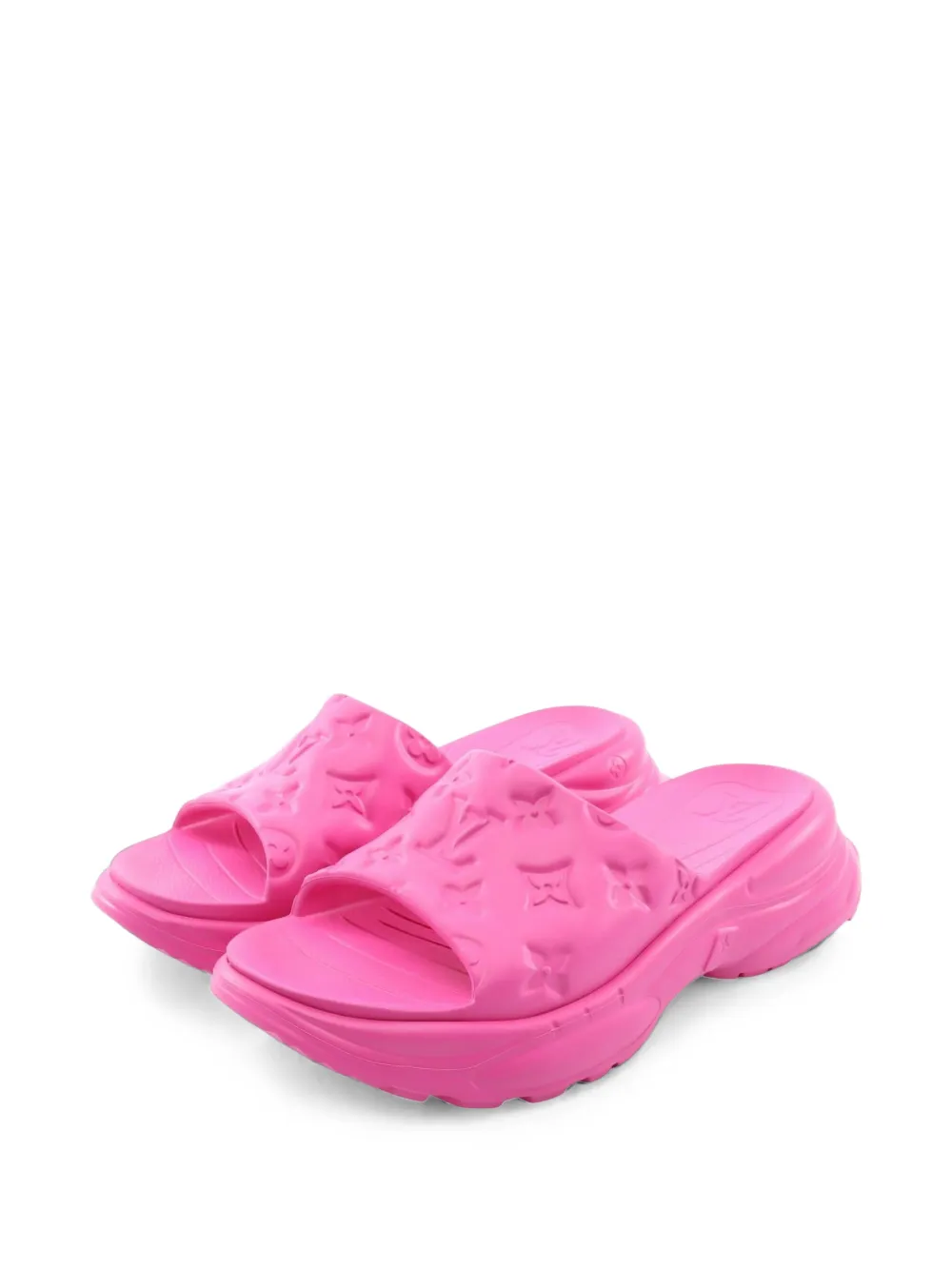 Louis Vuitton Pre-Owned 2020s Pool 55 Monogram sandals - Rosa