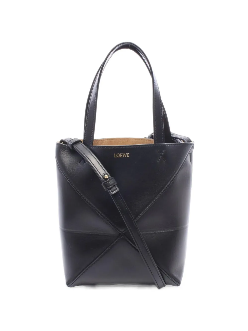 Loewe Pre-Owned 2010s mini Puzzle Fold tote bag - Nero