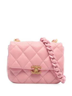 CHANEL Pre-Owned キルティング トートバッグ | ピンク | FARFETCH JP