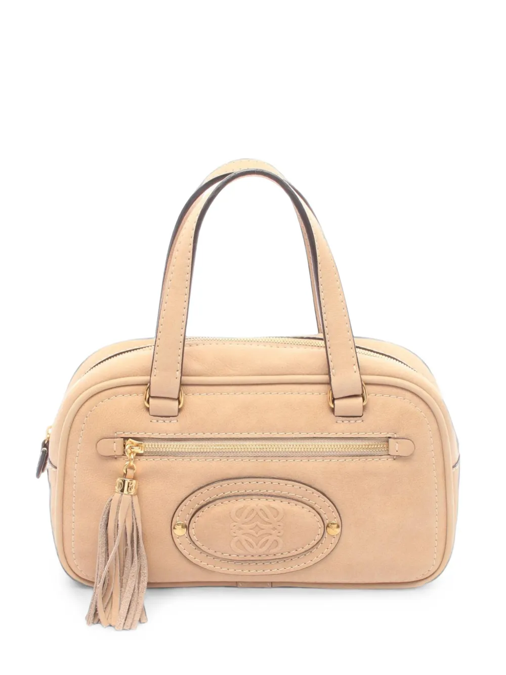 Loewe Pre-Owned 2010s Madrid Anagram East-West bag - Toni neutri
