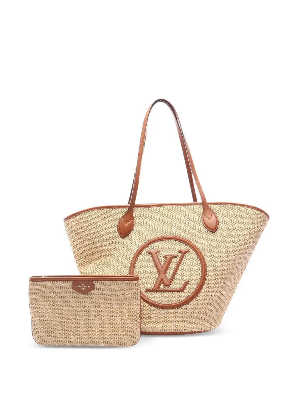 Louis Vuitton Pre-Owned 2021 Saint-Jacques Tote Bag mit Logo-Patch - Nude