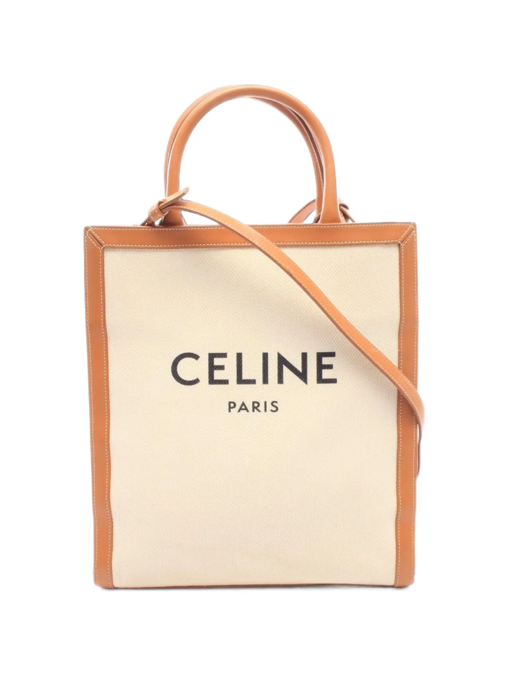 Celine Pre-Owned 2000s small Vertical Cabas two-way tote bag - Toni neutri