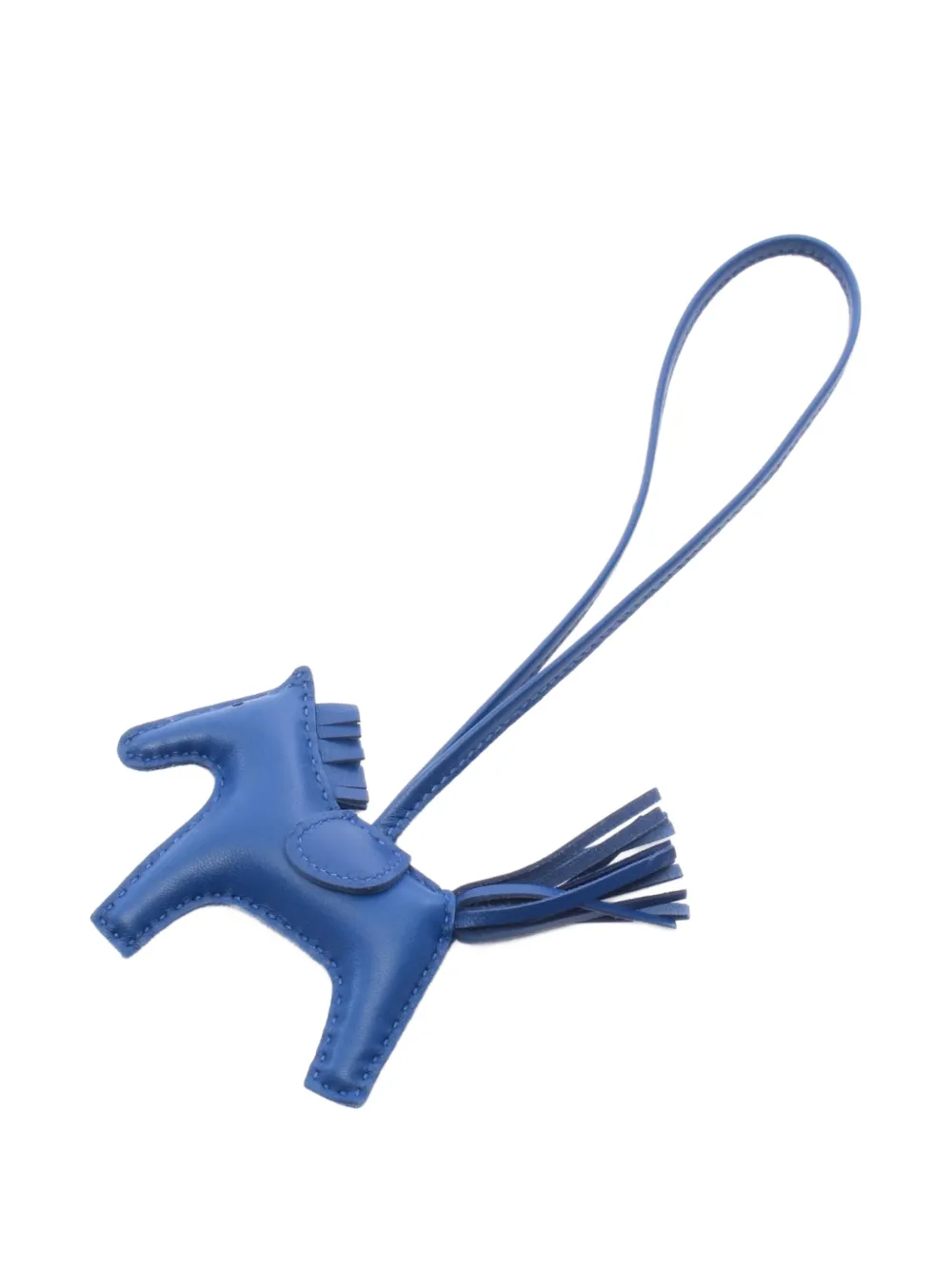 Hermès Pre-Owned 2024 PM Rodeo horse bag charm - Blu