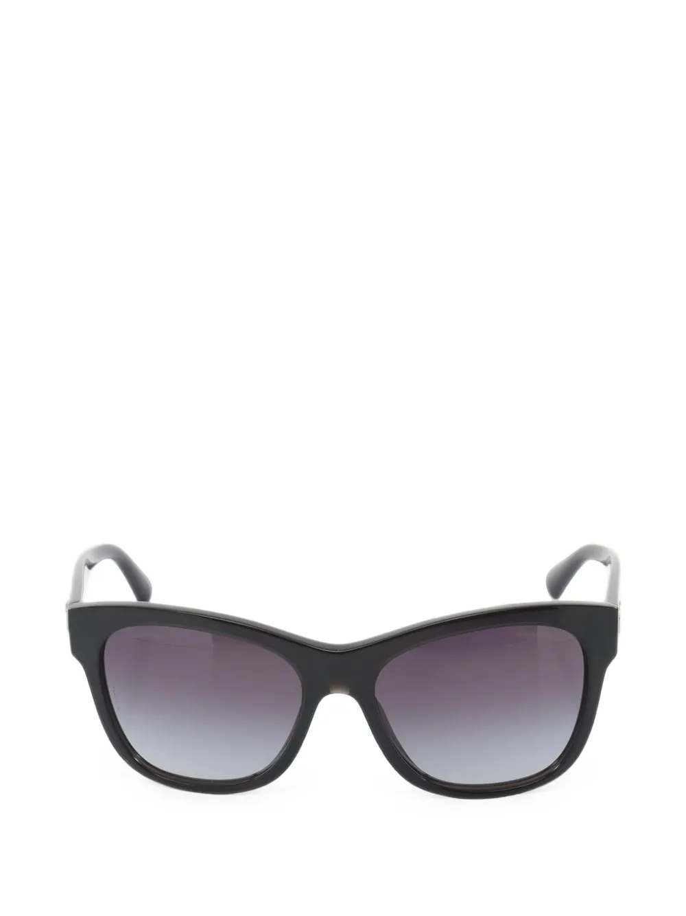 CHANEL Pre-Owned 1986-1988 Coco Mark sunglasses - Nero