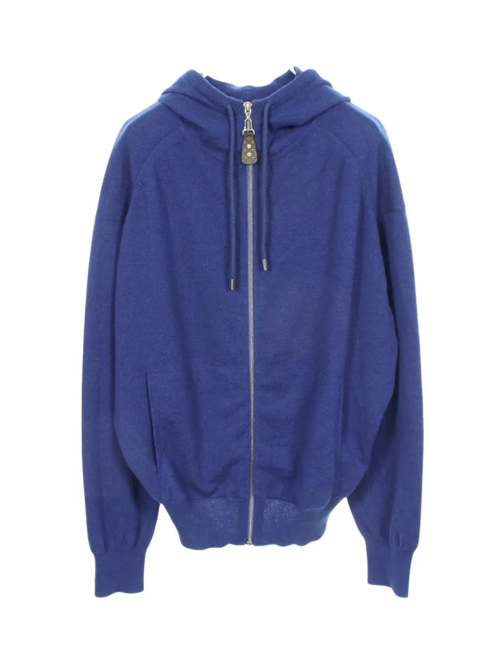 Louis Vuitton Pre-Owned 2020s gestrickte Kapuzenjacke - Blau
