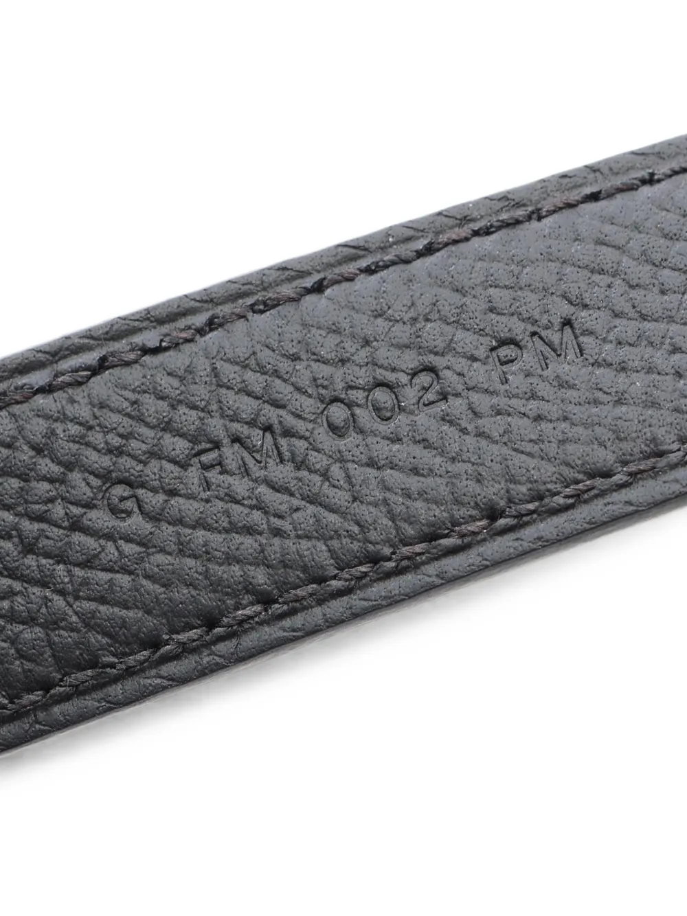 Pre-owned Hermes Epsom-leather Shoulder Strap In Black