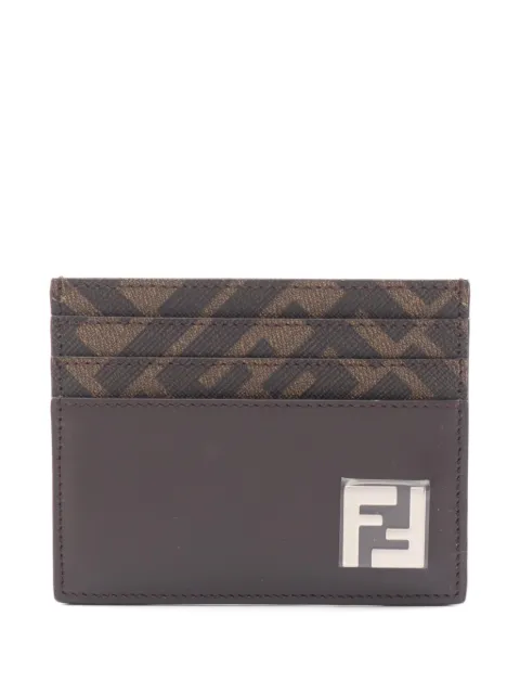 Fendi Pre-Owned 2020s FF-plaque card case