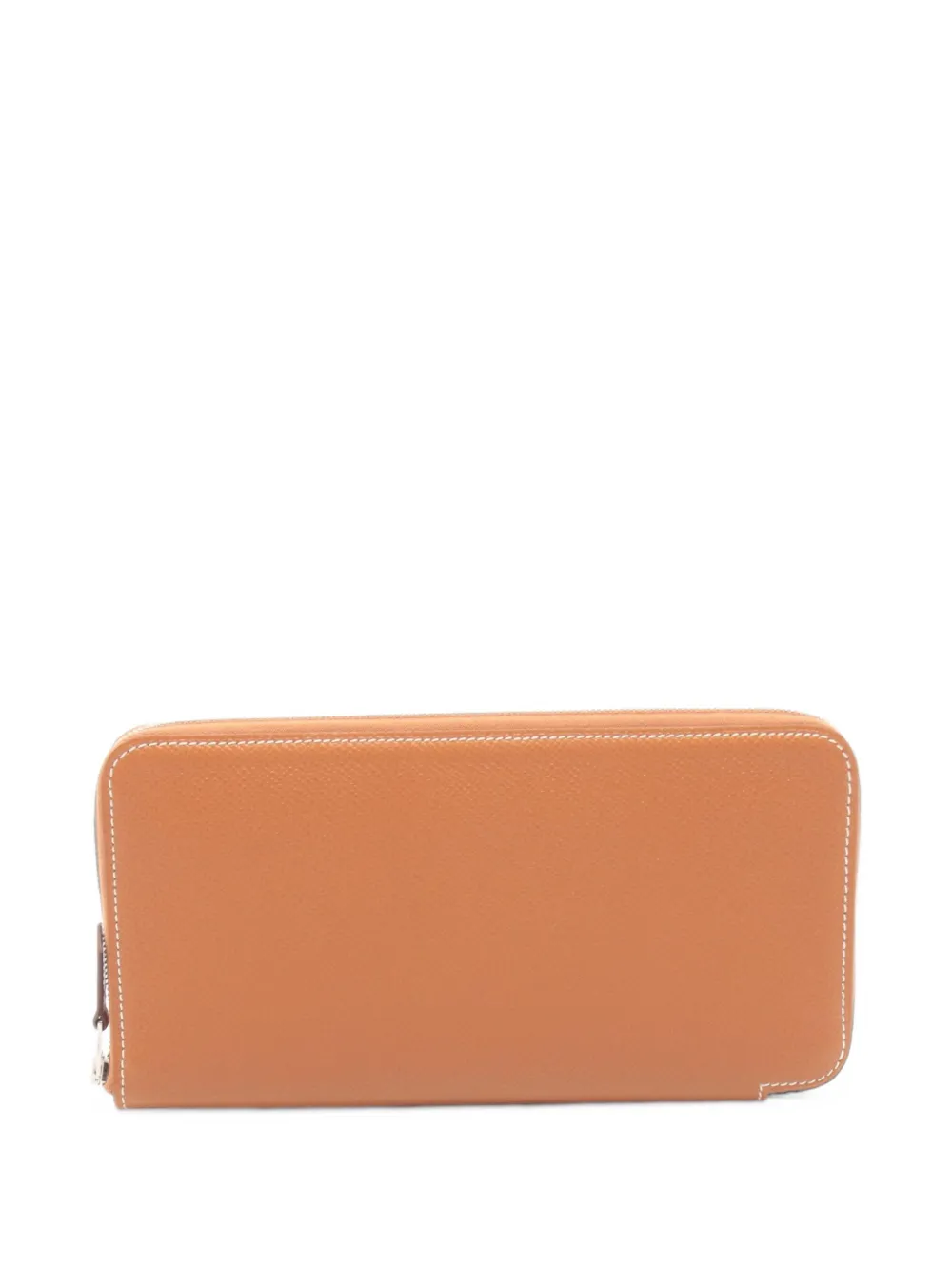 Pre-owned Hermes 2020 Azap Long Wallet In Brown