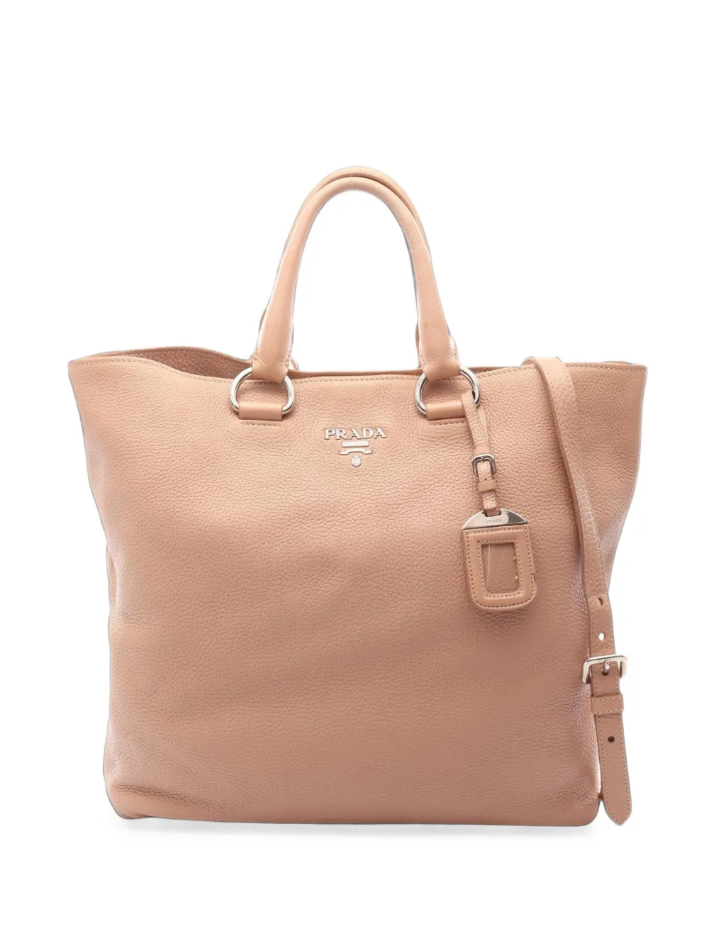 Prada Pre-Owned 2000s logo-plaque tote bag - Rosa