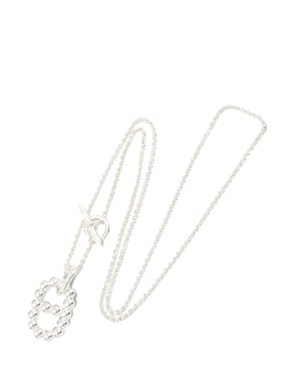 Hermès Pre-Owned 2010s Chaîne d'Ancre Area 2 necklace - Argento