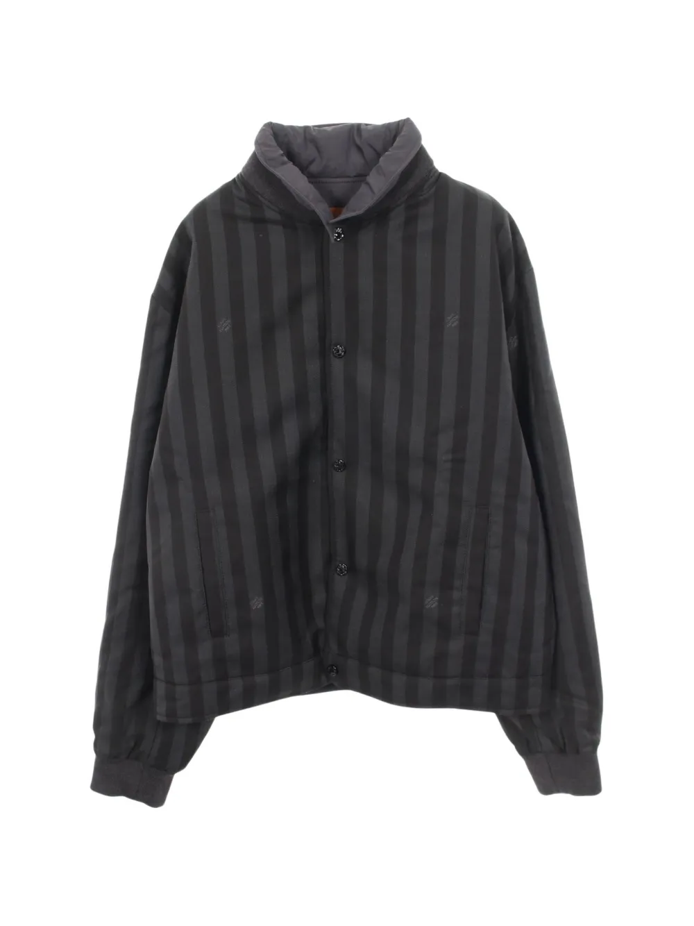 Louis Vuitton Pre-Owned 2010s reversible striped bomber jacket - Nero