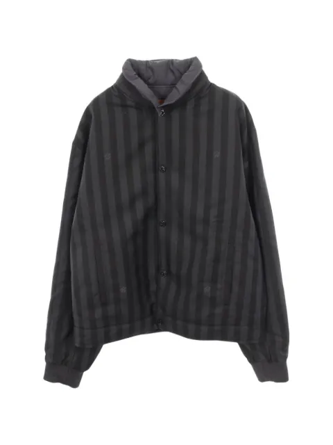 Louis Vuitton Pre-Owned 2010s reversible striped bomber jacket