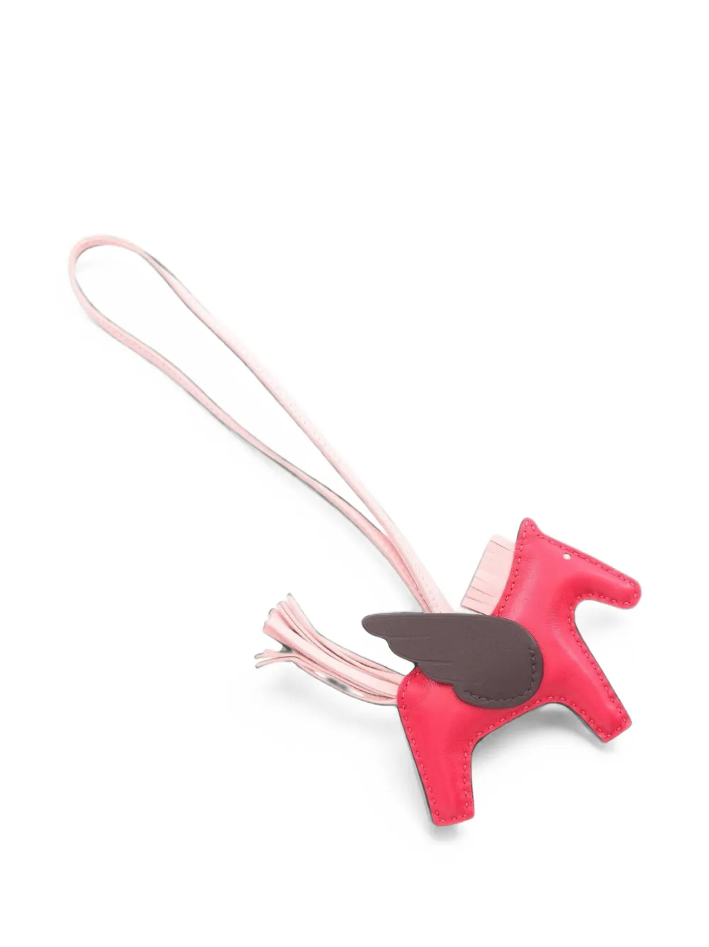Hermès Pre-Owned 2021 Rodeo Pegasus PM bag charm - Rosa
