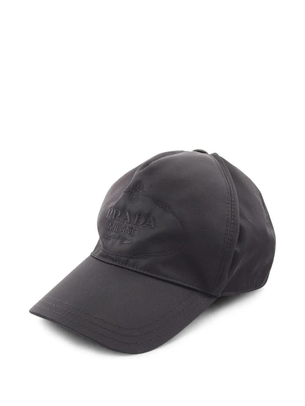 Prada Pre-Owned 2010s logo-embroidered baseball cap - Nero