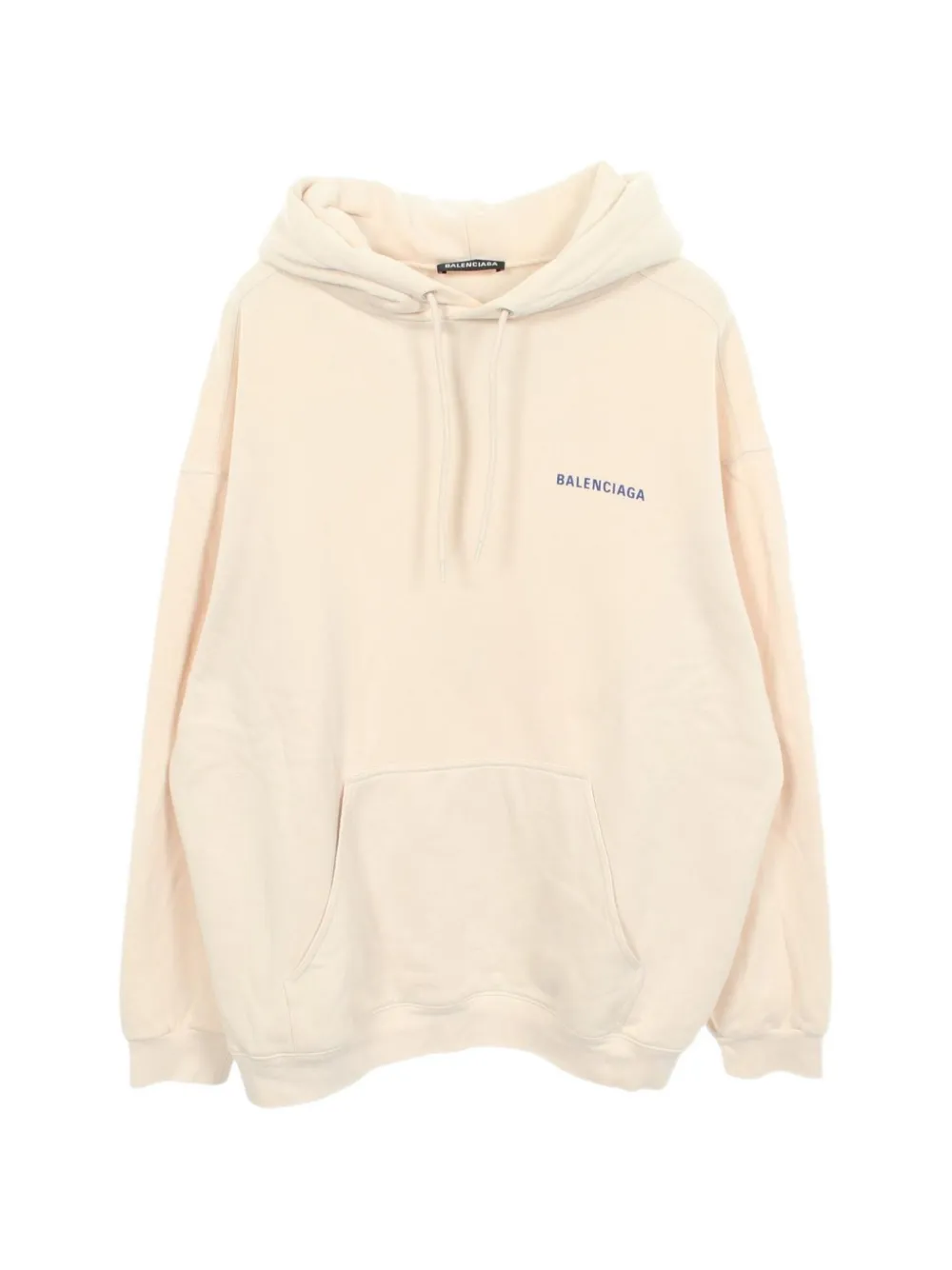 Balenciaga Pre-Owned 2000s logo-print cotton hoodie - Toni neutri