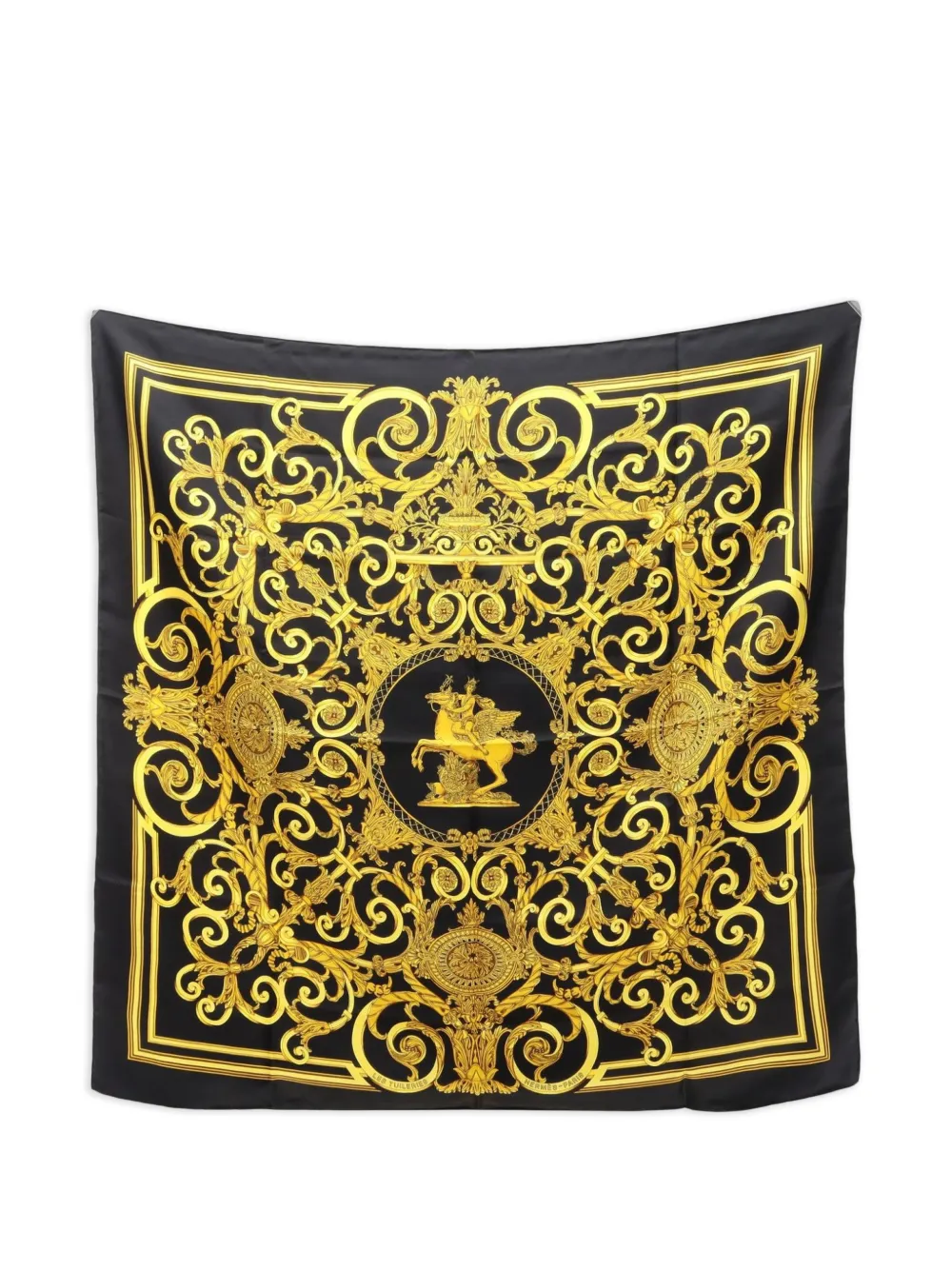 Hermès Pre-Owned 2010s Les Tuileries scarf - Nero