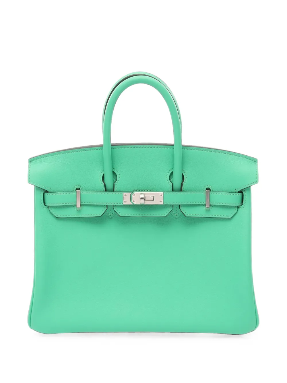 Hermès Pre-Owned Birkin 25 Swift leather tote bag - Verde
