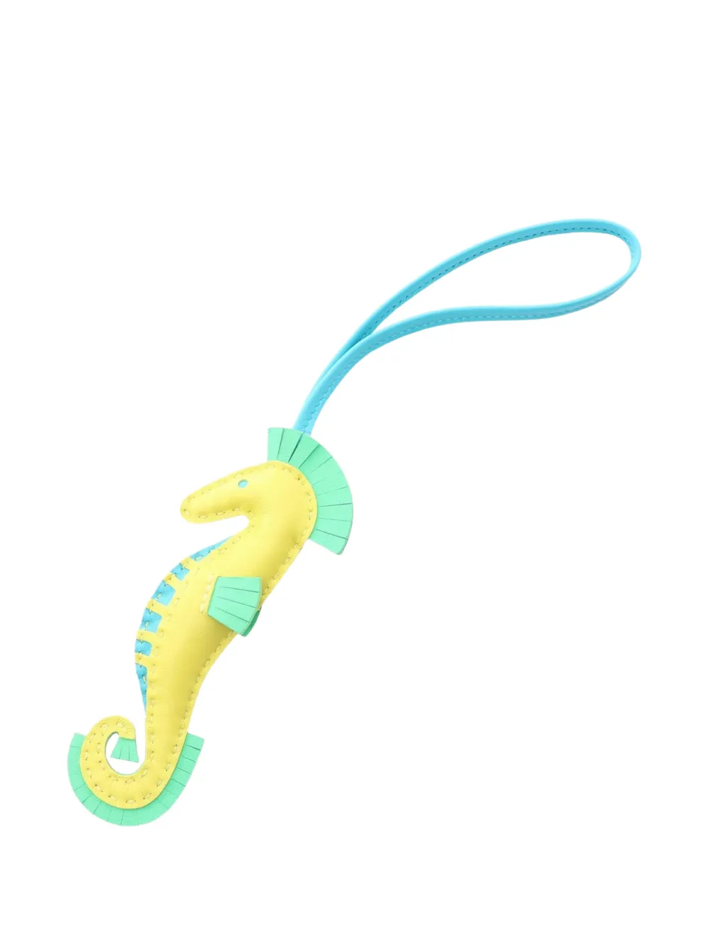 Hermès Pre-Owned 2023 Ipo Seahorse bag charm - Giallo