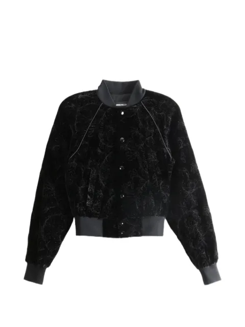 Ann Demeulemeester Arya floral-pattern bomber jacket