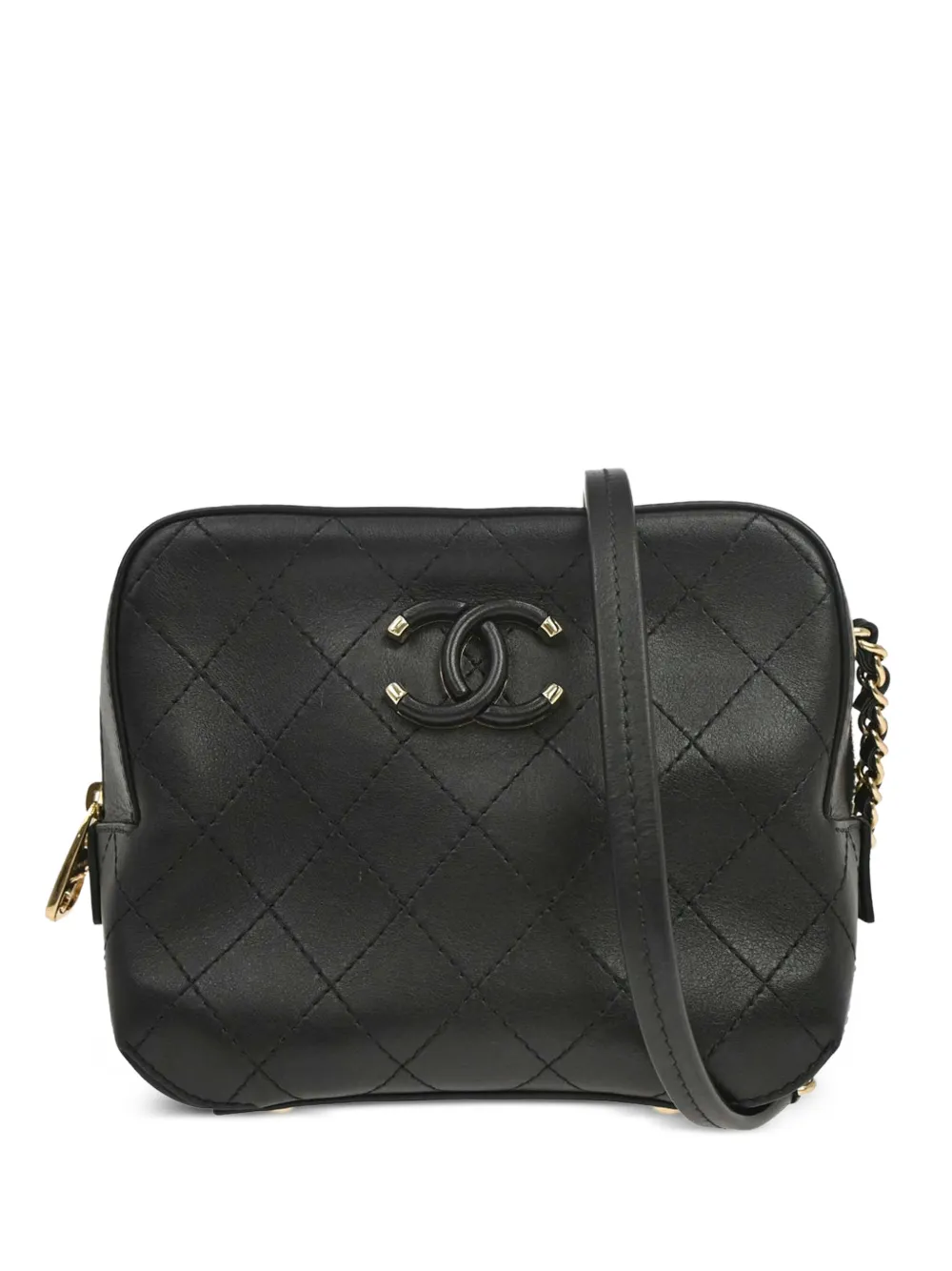CHANEL Pre-Owned 2019 quilted shoulder mini bag - Nero