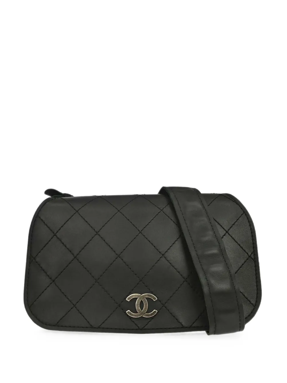 CHANEL Pre-Owned 2014 Paris-Edinburgh Highlander cross body bag - Nero