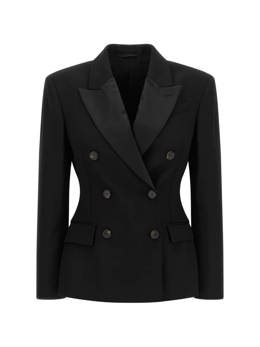 Brunello Cucinelli double-breasted wool blazer - Nero