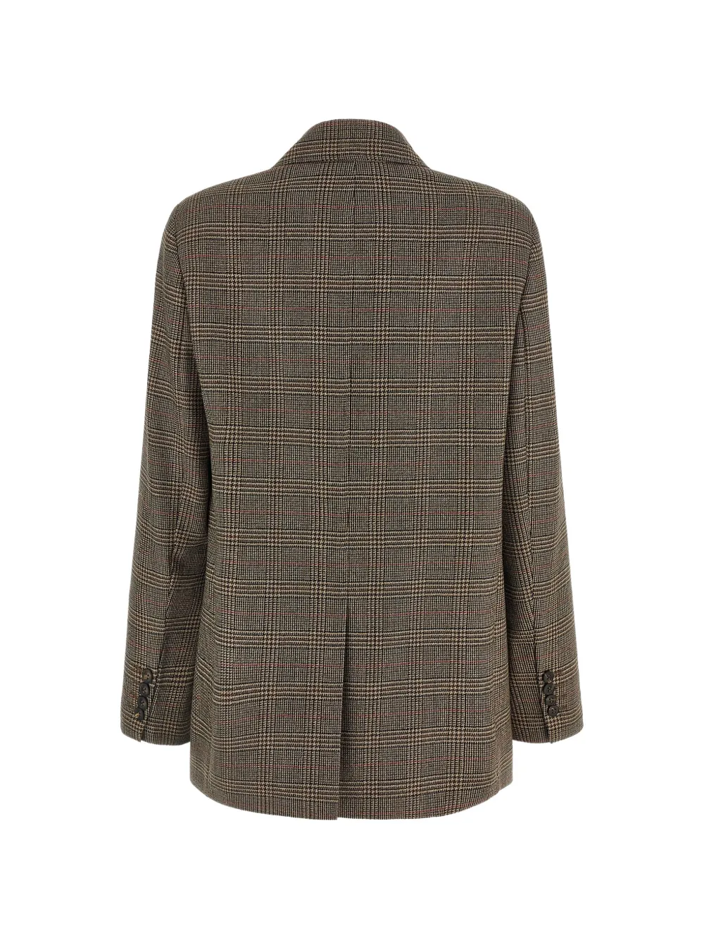 Max Mara check-pattern single-breasted blazer Bruin