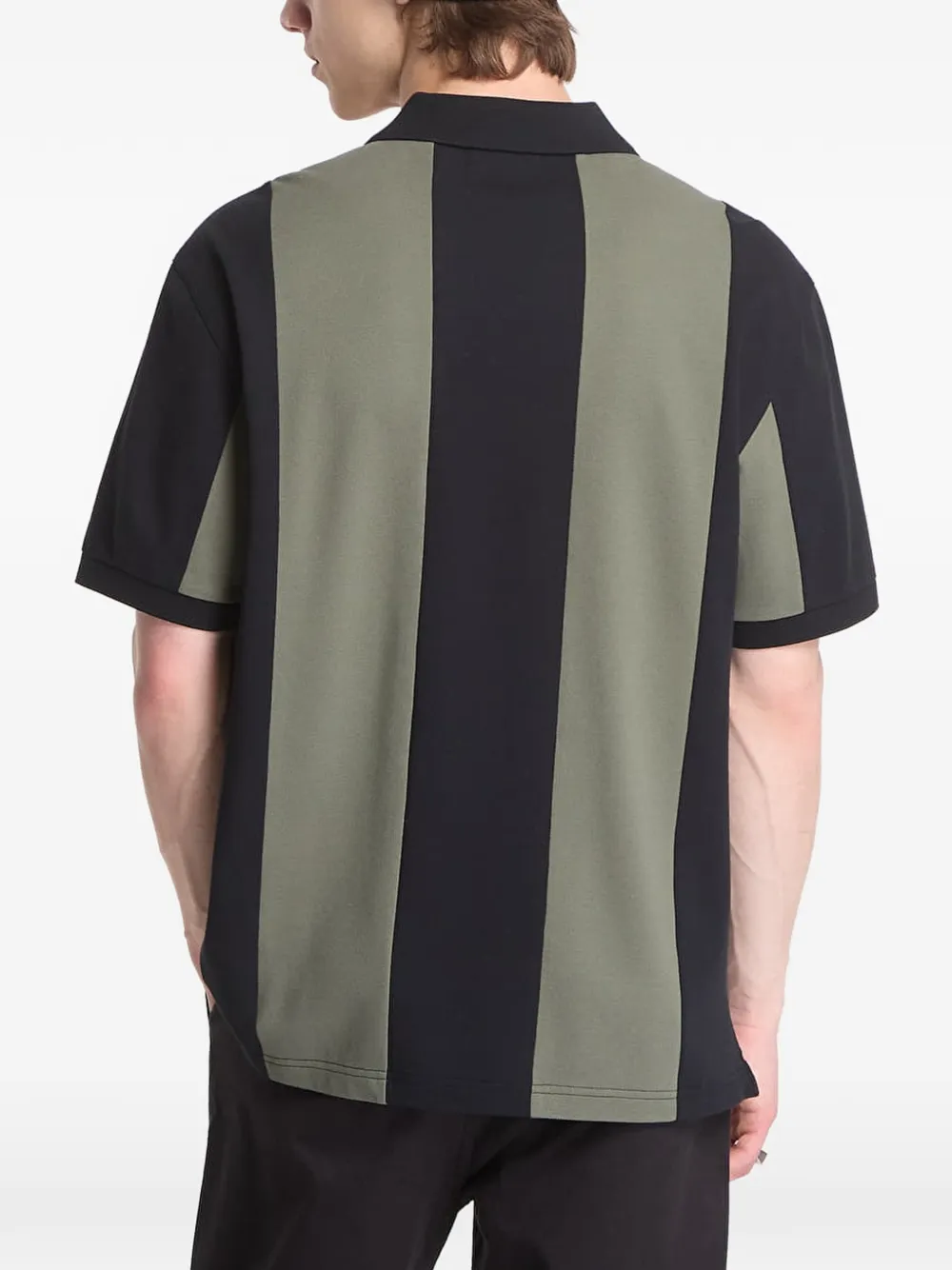 Fred Perry Meyba gestreept T-shirt Zwart